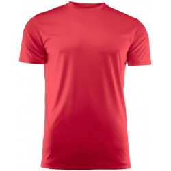 T-shirt męski RUN Printer Red